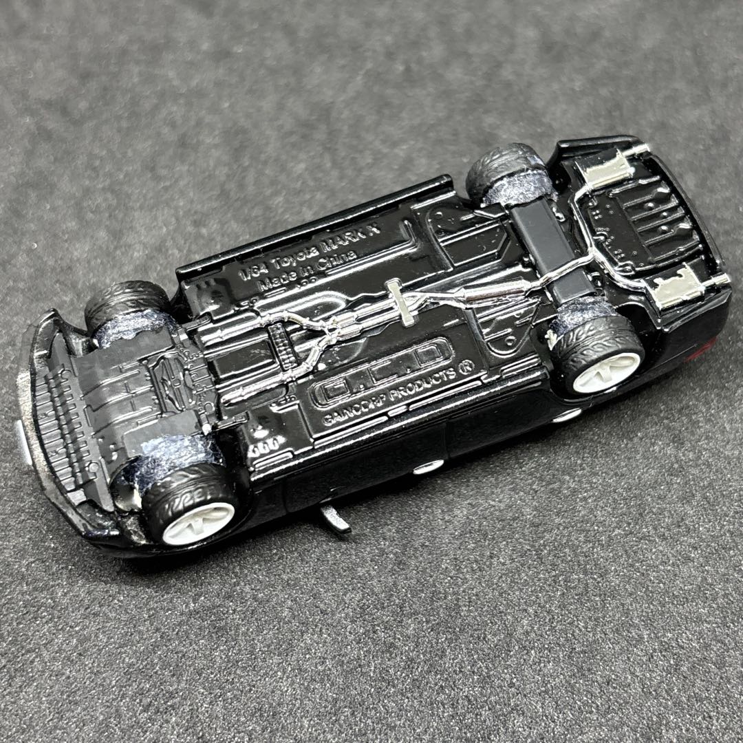 GCD 1/64 トヨタ マークX 130中期 ブラック 車高短 カスタム品