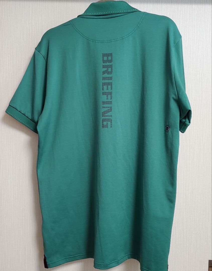 BRIEFING グリーン ポロシャツ XL