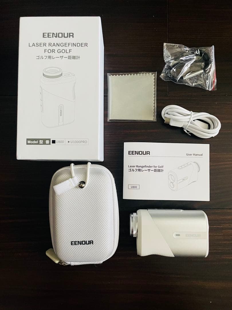EENOUR レーザー距離計 U800 ホワイト ケース付き