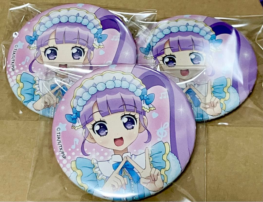 クロッシングライブ Crossing Live プリパラ 真中のん 缶バッジ