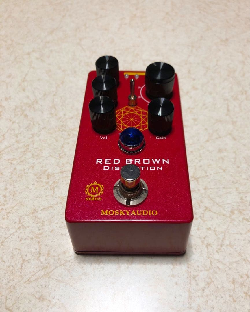 ギター MOSKY AUDIO RED BROWN DISTORTION