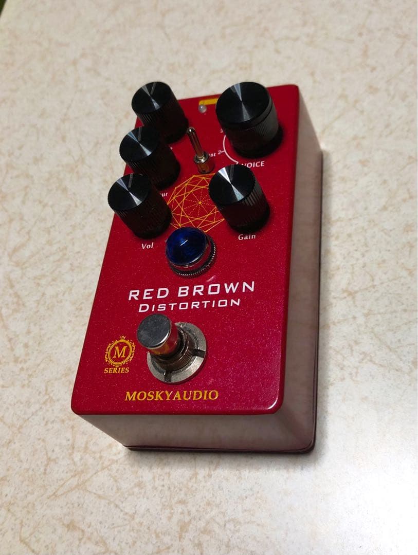 ギター MOSKY AUDIO RED BROWN DISTORTION