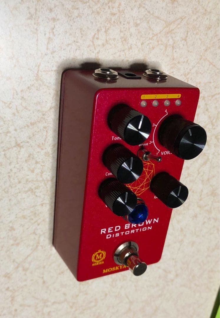 ギター MOSKY AUDIO RED BROWN DISTORTION