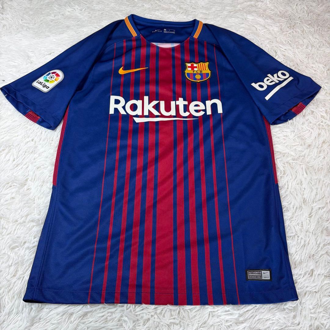 美品　NIKE FCバルセロナ オーセンティックユニフォーム17/18