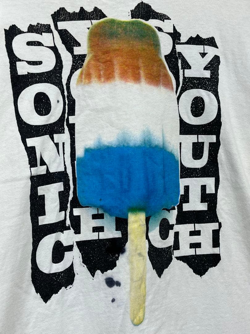Vintage 90s SONIC YOUTH Bomb Pop L Tシャツ