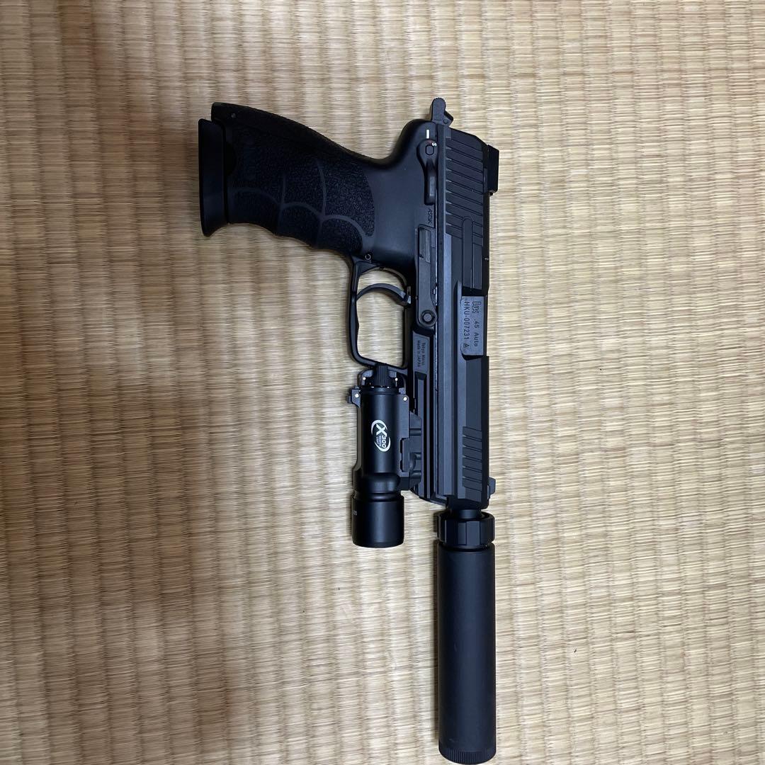 HK45S エアソフトガン SF刻印 X300 タイプ レプリカ