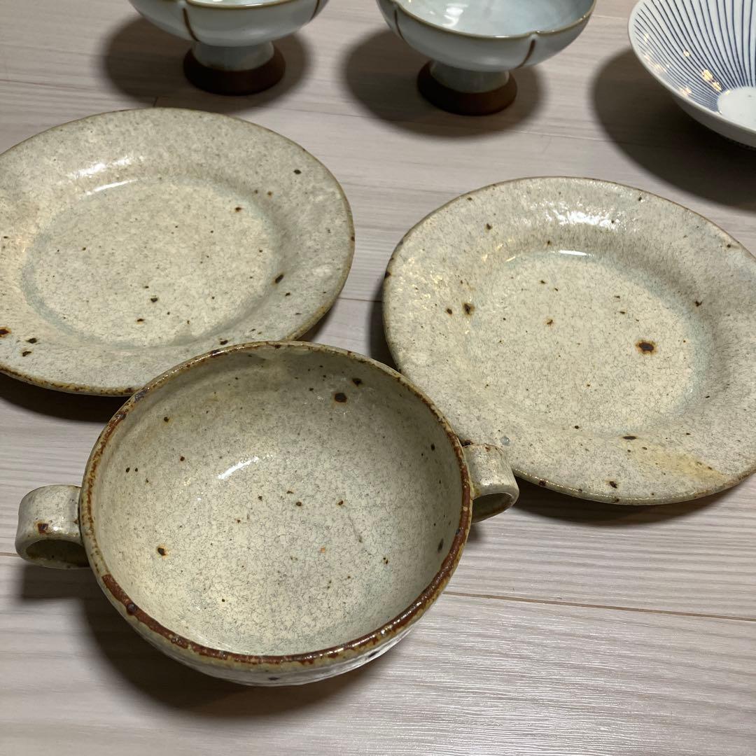 陶器　ガラス　和食器セット 12点