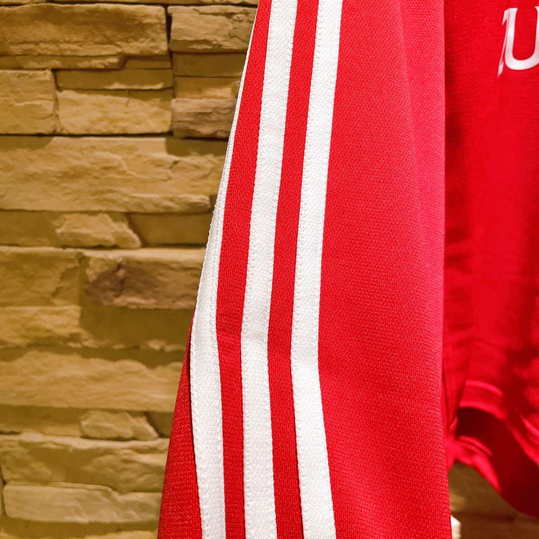 【激レア】y2k/adidas×ニュージーランド/ラグビー/長袖ゲームシャツ/M