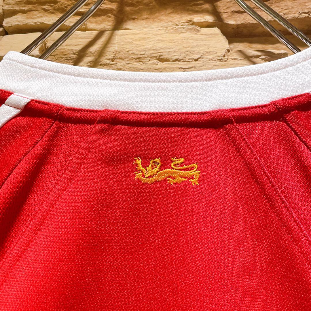 【激レア】y2k/adidas×ニュージーランド/ラグビー/長袖ゲームシャツ/M