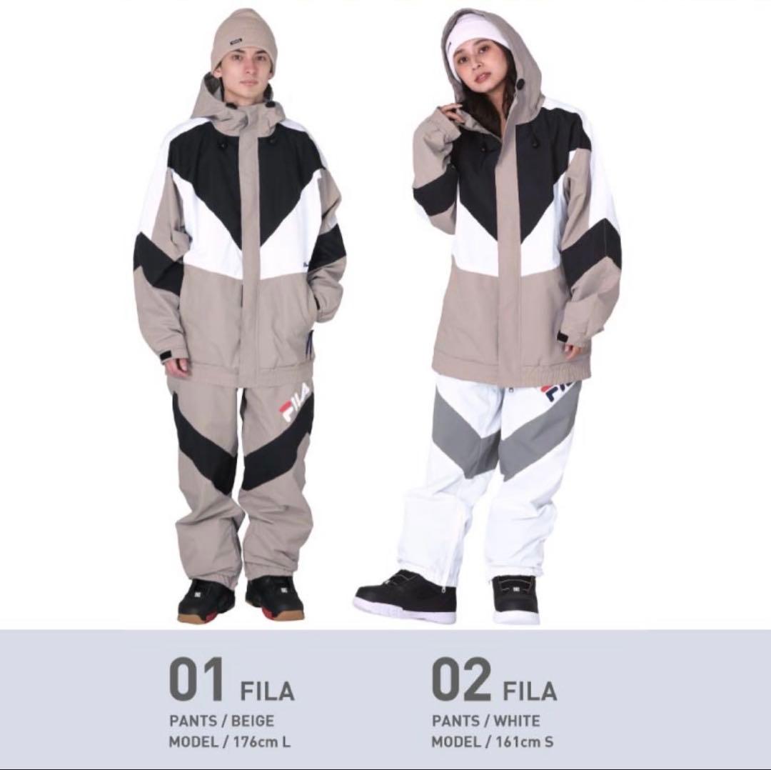 スノーウェア FILA 上下セットアップ