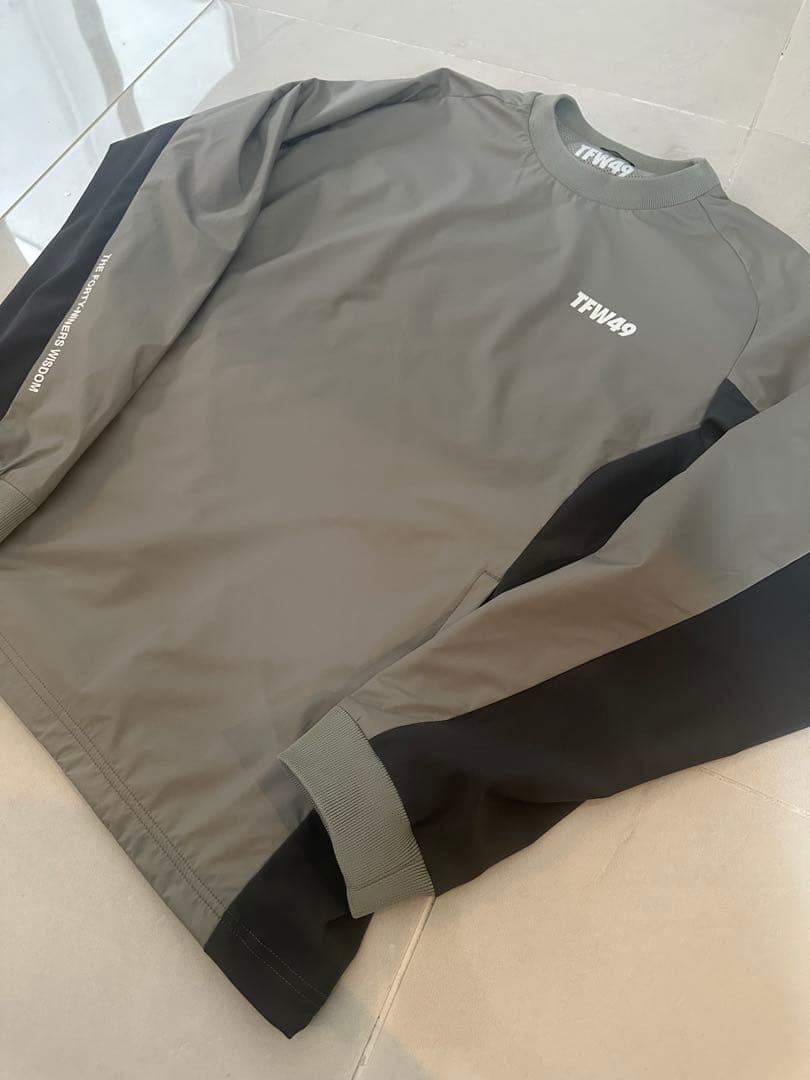 TFW49 SHELL PULLOVER CREW NECK ウィンドブレーカー