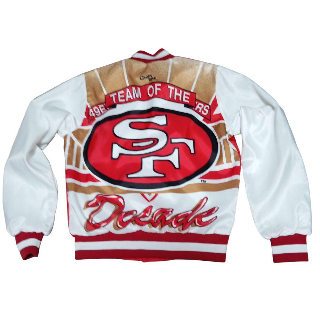 90s サンフランシスコ・49ers ナイロンジャケット 古着