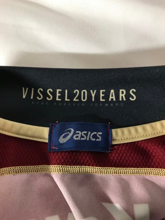 正規品asics ヴィッセル神戸「13」小川慶治朗 半袖Mサイン入りユニフォーム