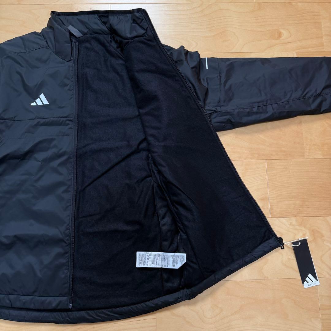 adidas アディダス　ウィンドブレーカー　テニスウェア　黒ブラック　L 新品