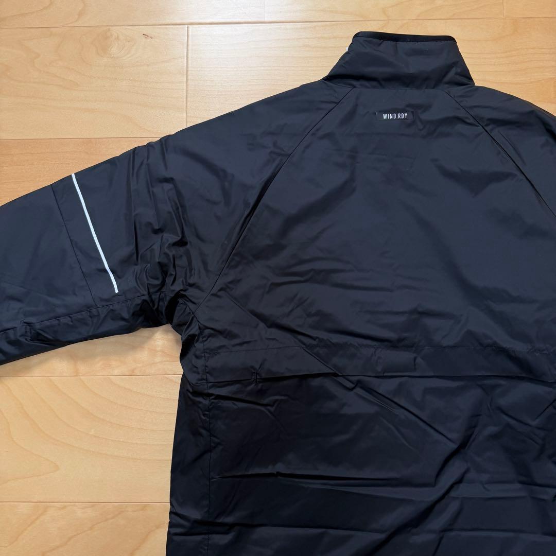 adidas アディダス　ウィンドブレーカー　テニスウェア　黒ブラック　L 新品