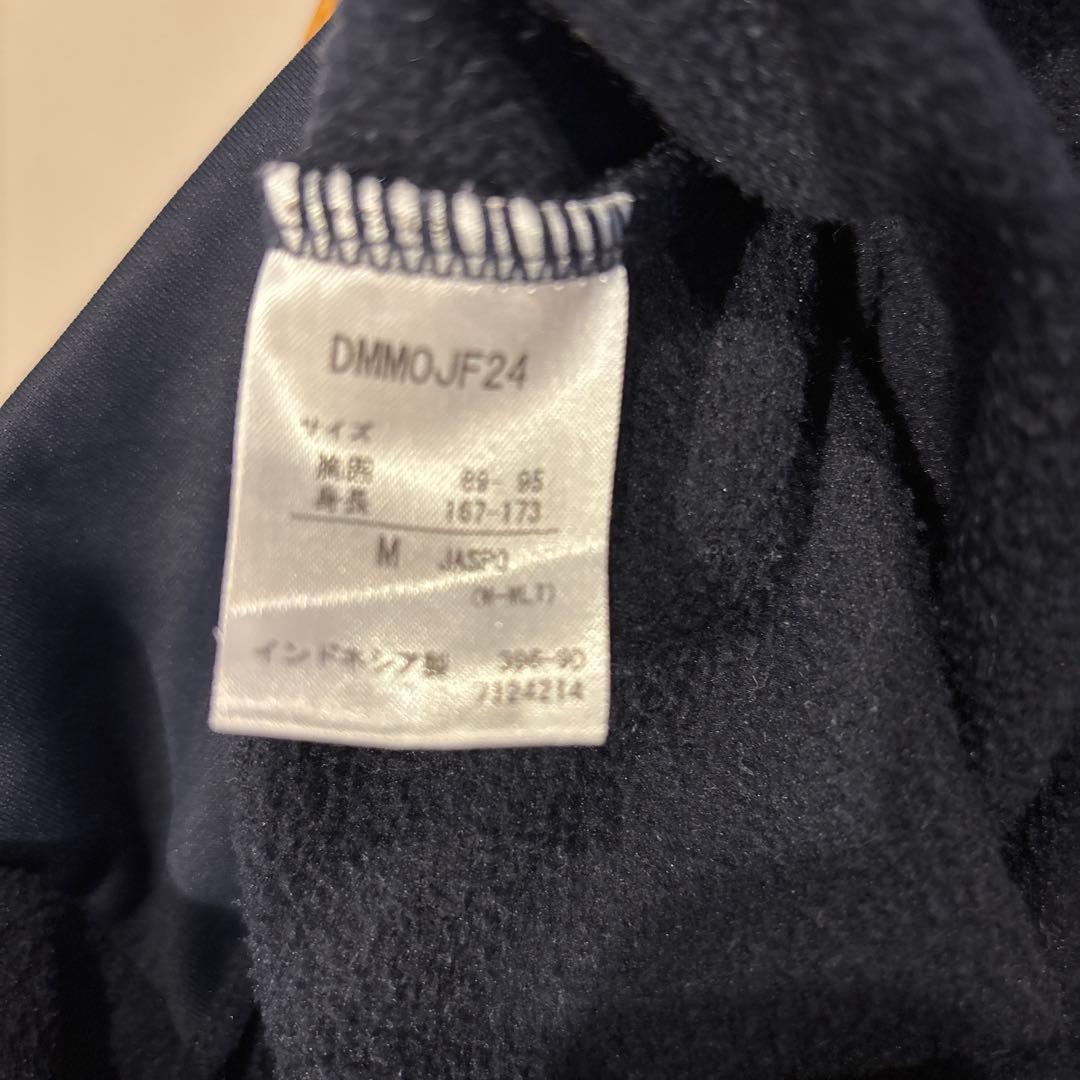 極美品 DESCENTE ネイビー 裏起毛スエットジャージ上下セットアップ M