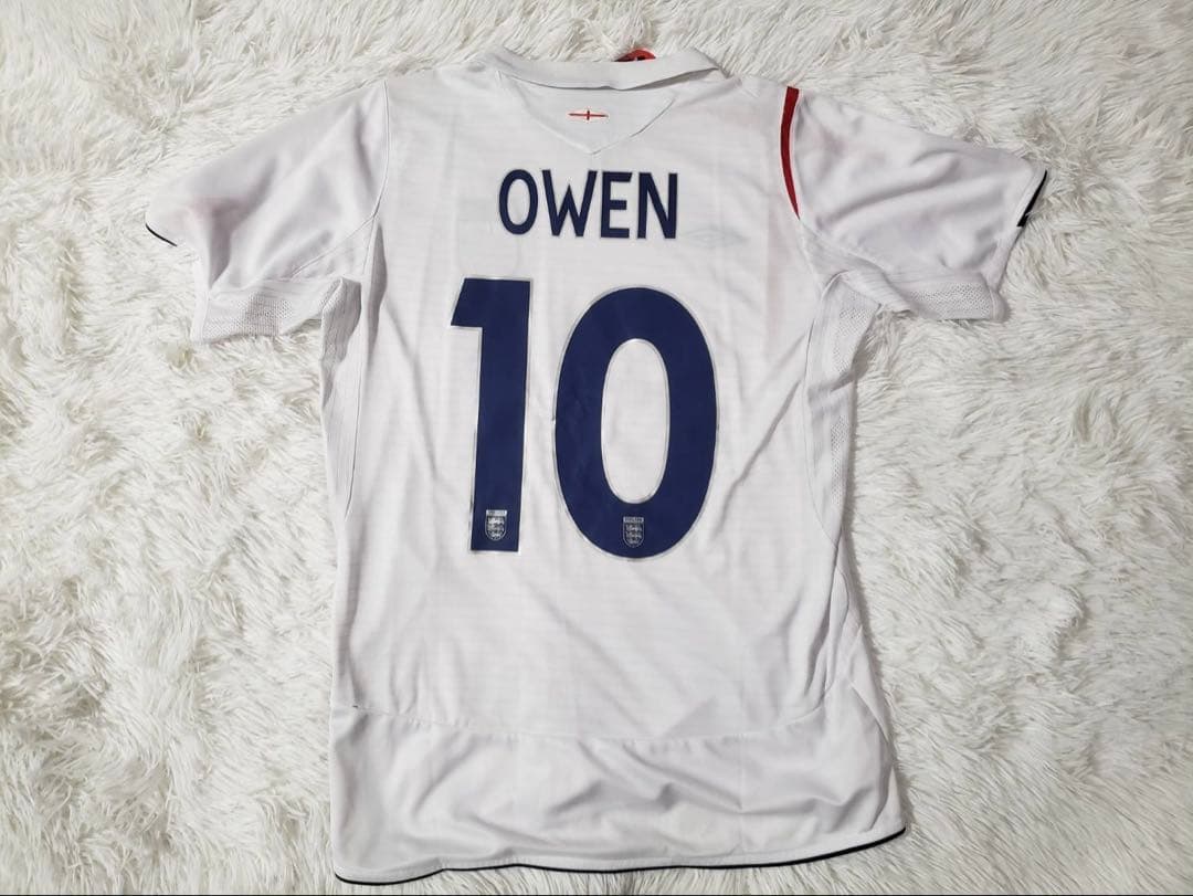 【新品】05-07年イングランド代表 マイケル・オーウェン選手 ユニフォーム