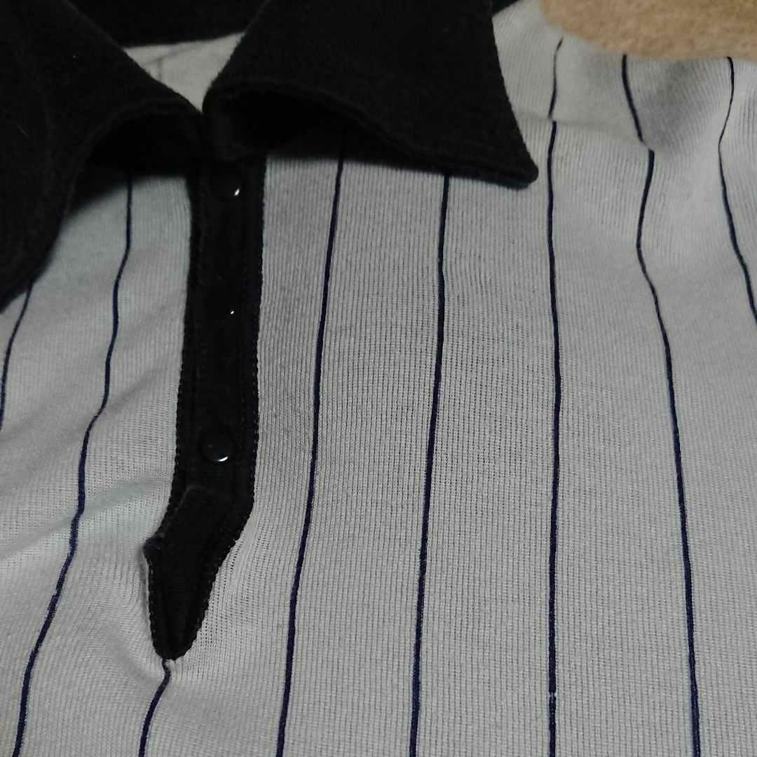 4【80s used】フィラ ボルグ テニス ポロシャツ 薄水色〈usa42〉