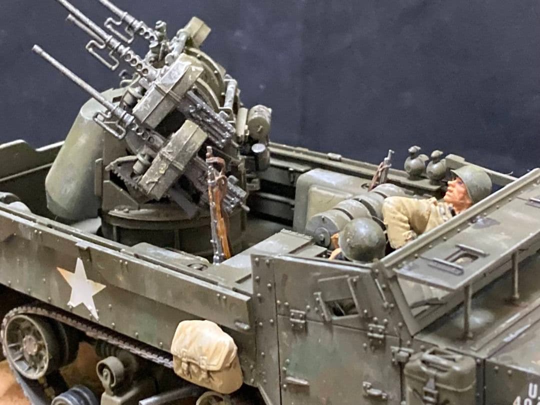 米対空自走砲 M16　ミリタリー　ジオラマ