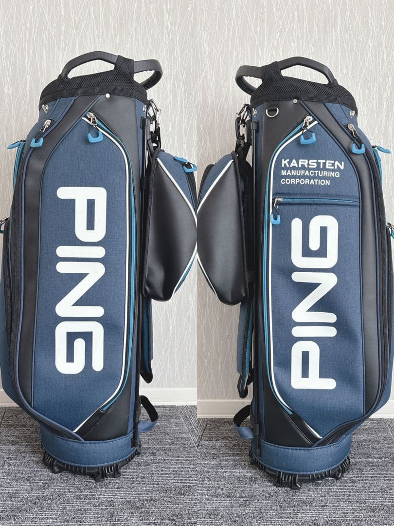 美品❗️PING/KARSTEN 9型 キャディバッグ 大変希少なモデル