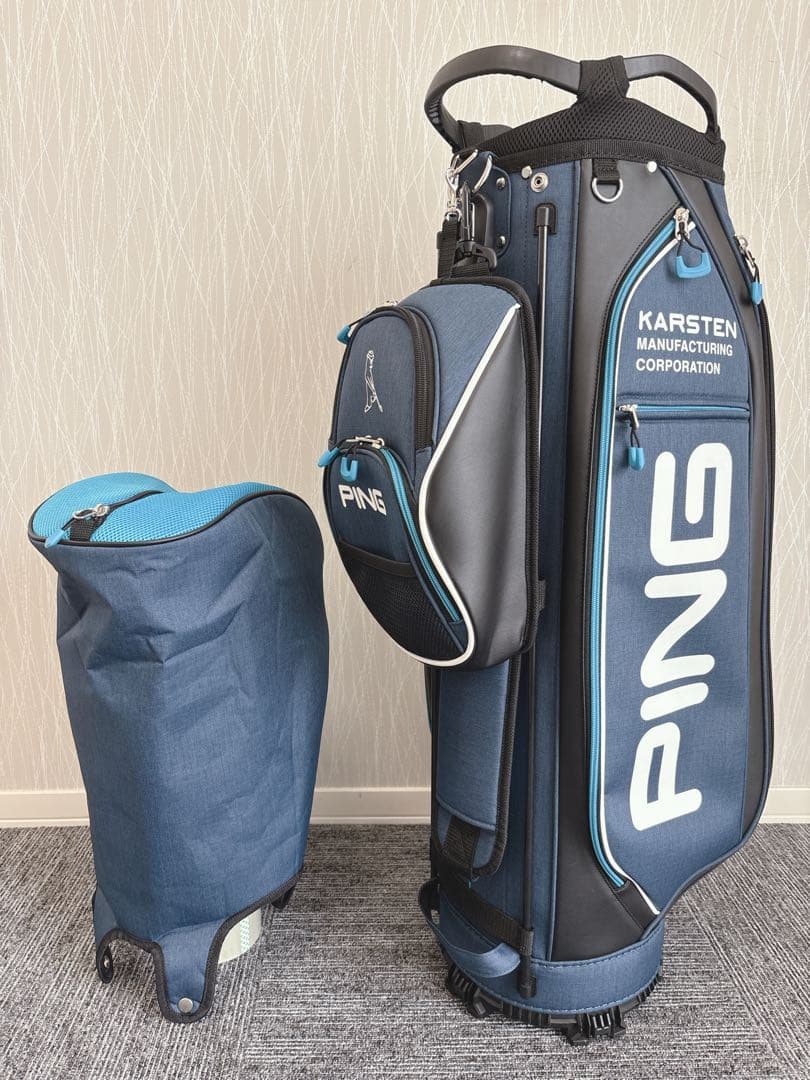 美品❗️PING/KARSTEN 9型 キャディバッグ 大変希少なモデル