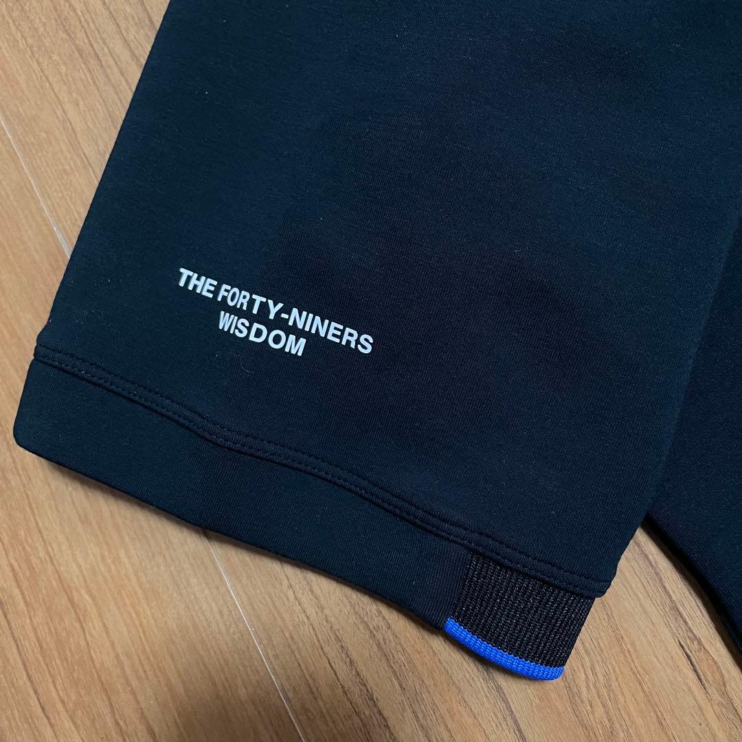 定価3.4万　2025モデル　TFW49 モックネック Tシャツ　ブラック　XL