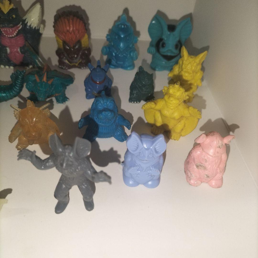ゴジラ　怪獣フィギュア　まとめ売り　消しゴム　指人形　蓄光あり！　レトロ