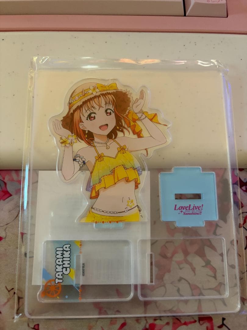 ラブライブ サンシャイン アクリル 高海千歌 韓国 展示会 Aqours