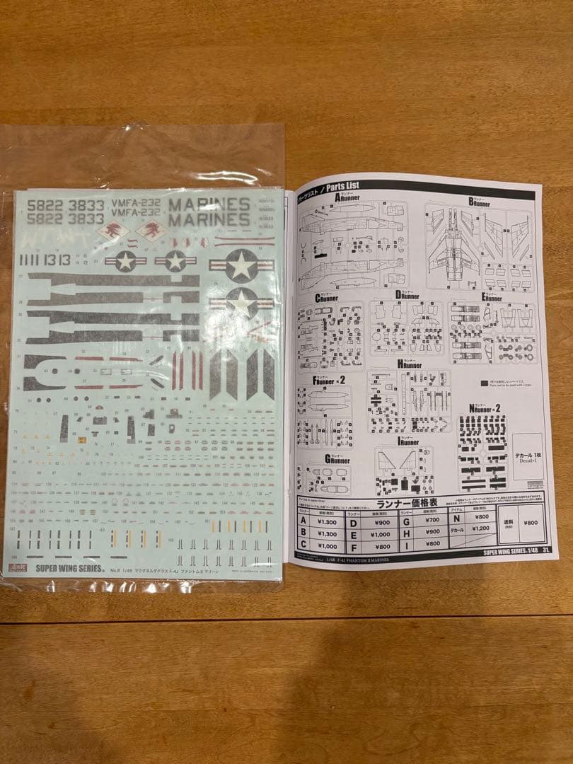 (外箱欠品) 造形村 SWS 1/48 F-4J ファントムII MARINES