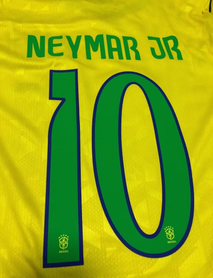 ブラジル代表 2026 FIFA ホーム半袖 ネイマール 10番 ユニフォーム