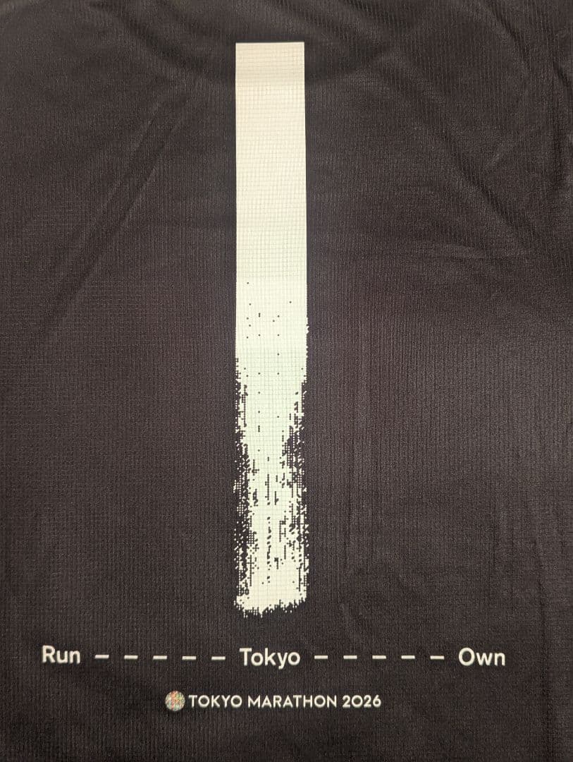 【新品未使用】東京マラソン2026 ASICS シグネチャーTシャツ 海外M