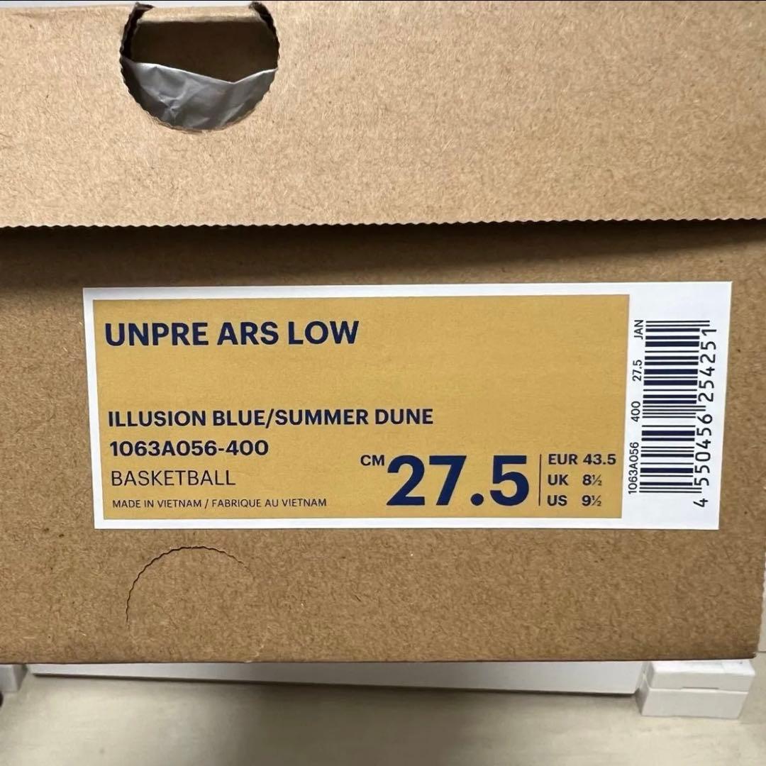 【値下げ依頼OK】ASICS UNPRE ARS LOW 27.5cm