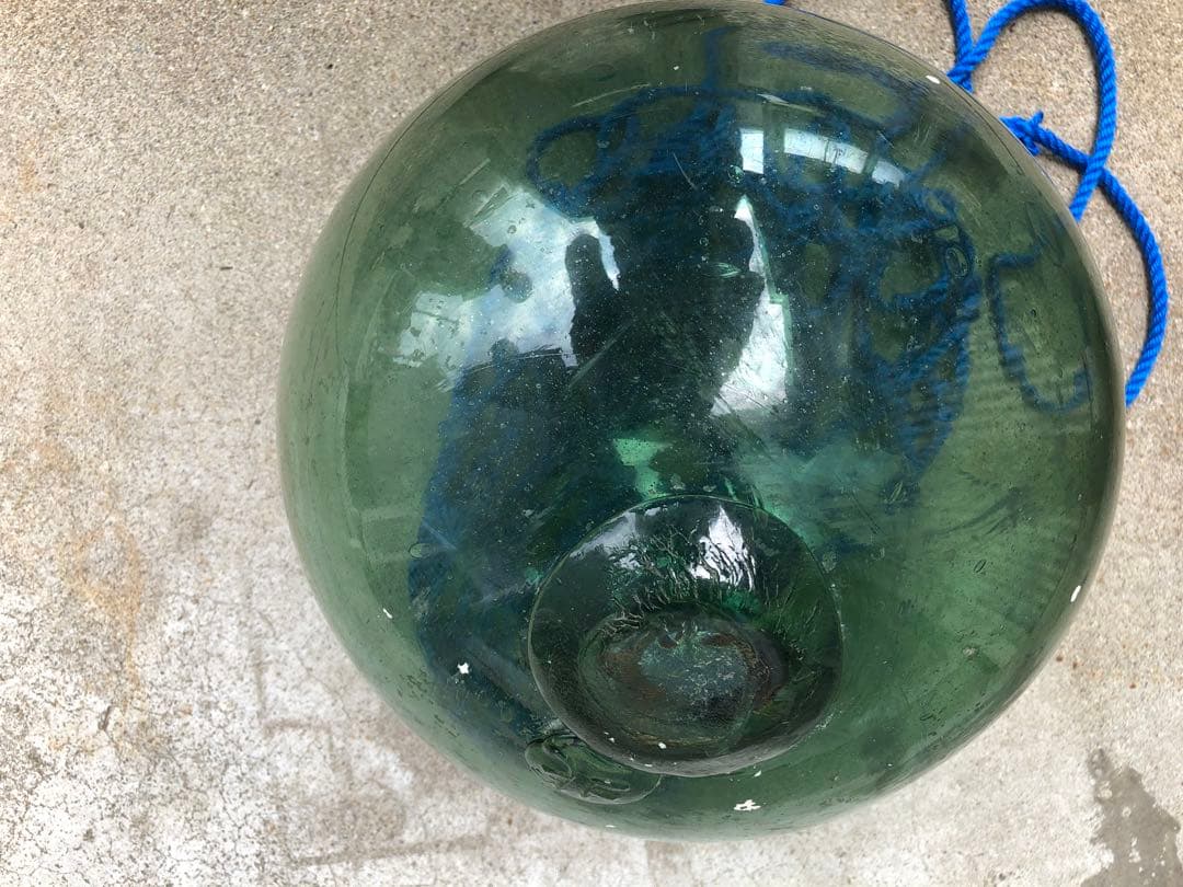 ⭐️漁具、ガラスの浮き球、珍品、アンテーク、縁起物、貴重品、一点物。