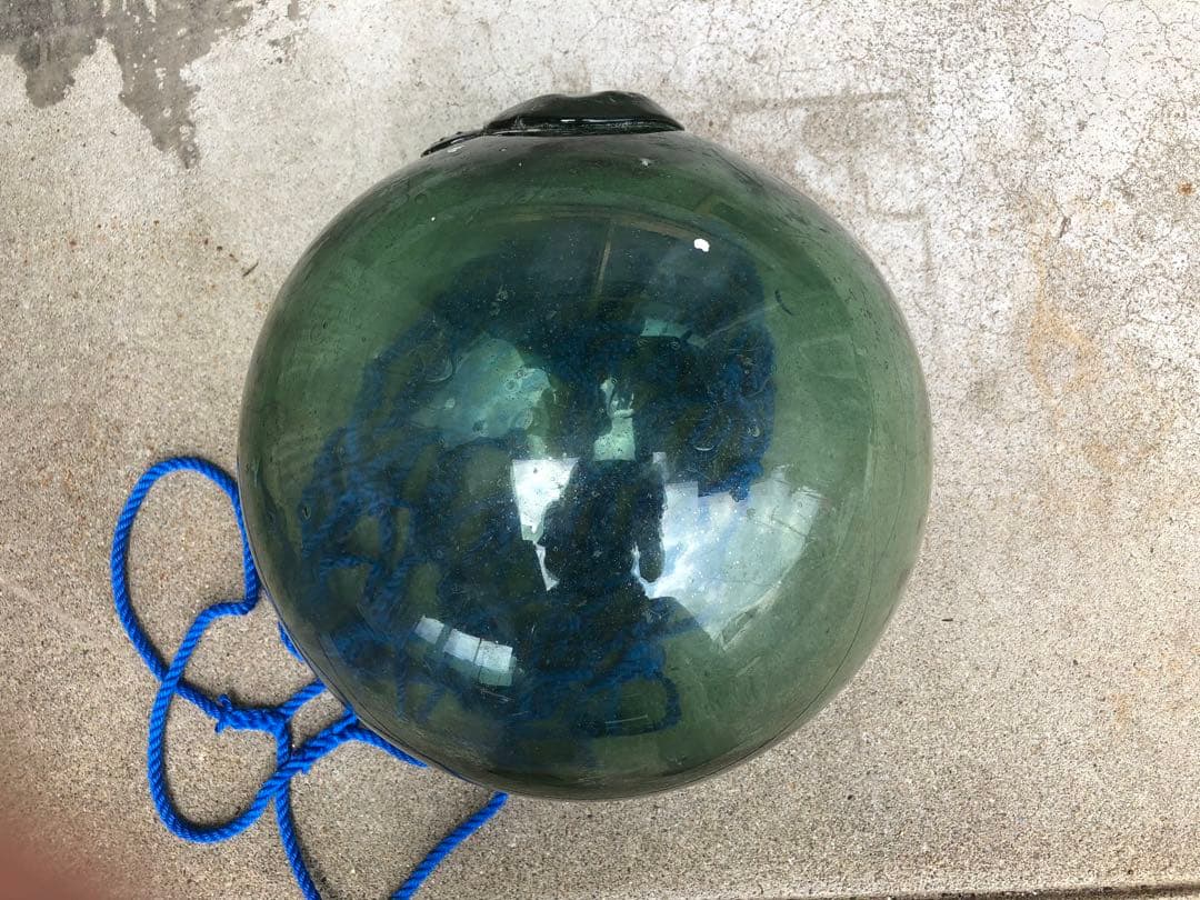 ⭐️漁具、ガラスの浮き球、珍品、アンテーク、縁起物、貴重品、一点物。