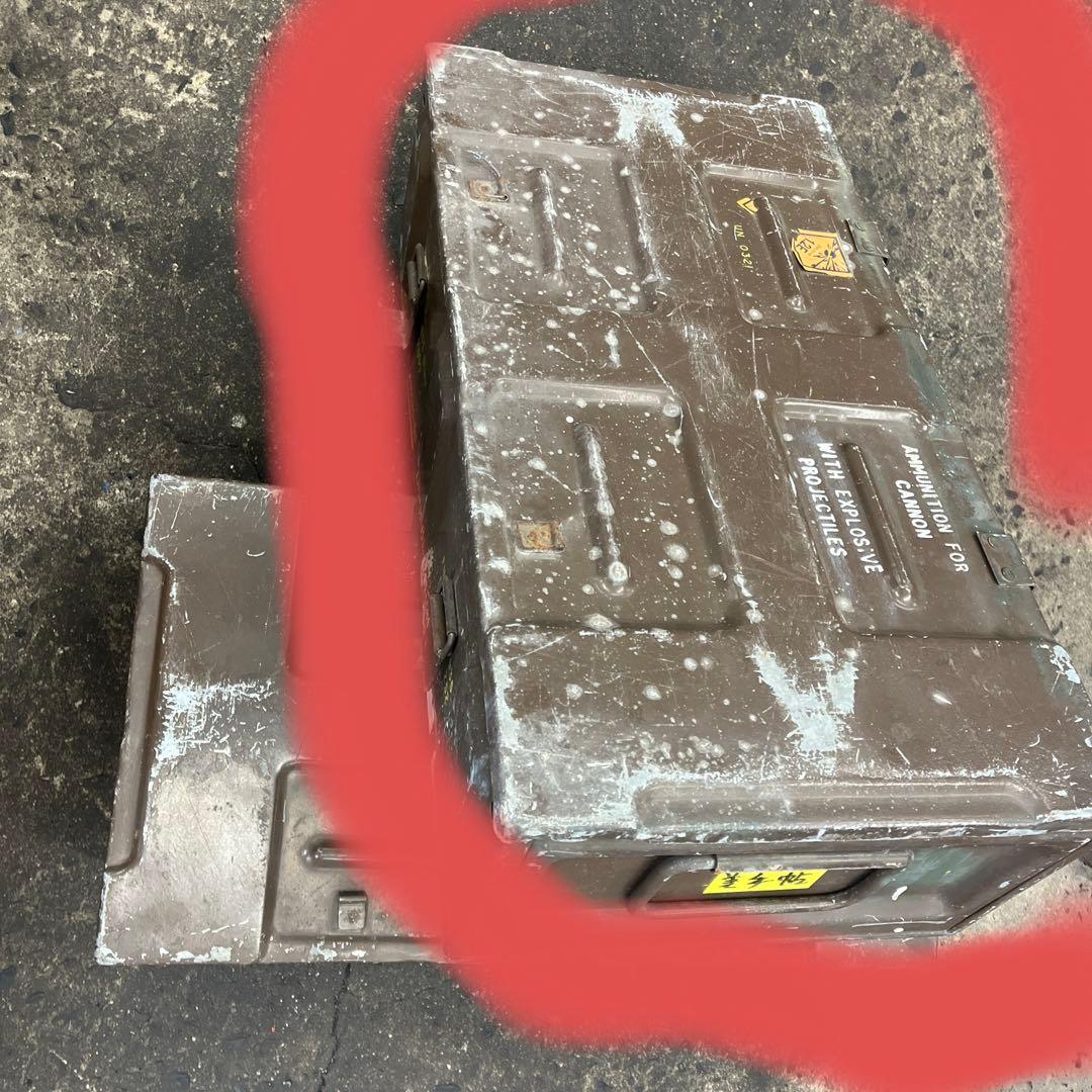 ミリタリー 金属製収納ボックス　アンモボックス