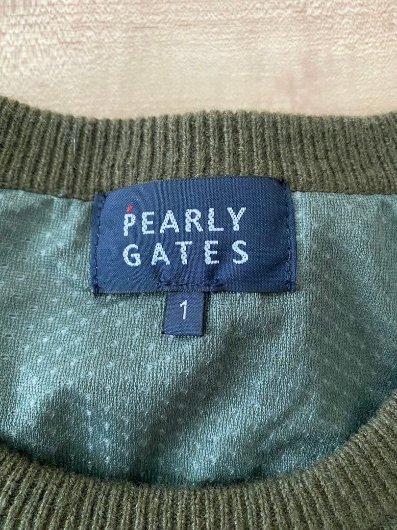 PEARLY GATES 防風蓄熱発熱オリーブ セーター