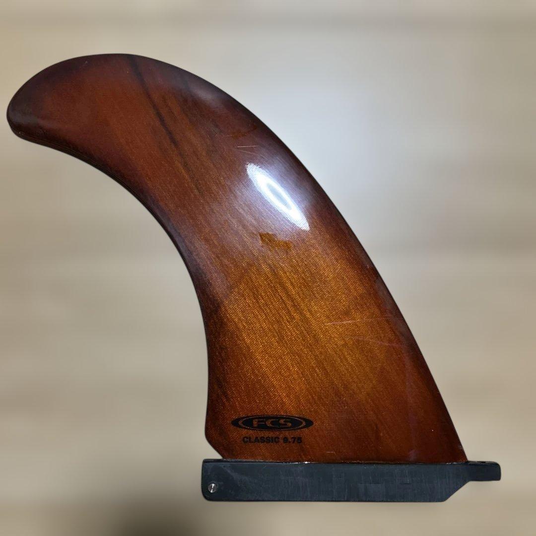 廃盤　ウッド　FCS CLASSIC 9.75 センターフィン　シングルフィン