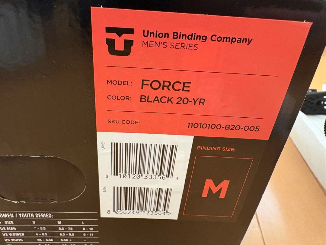25-26 ユニオン フォース Union Force M 美品