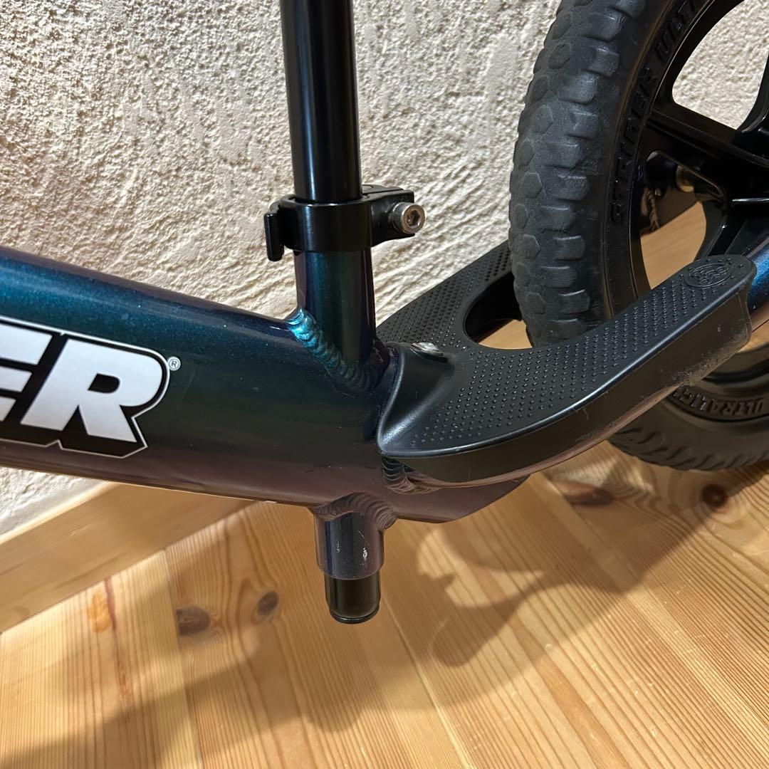 【美品】 STRIDER PRO 12インチ メタリックアクア バランスバイク