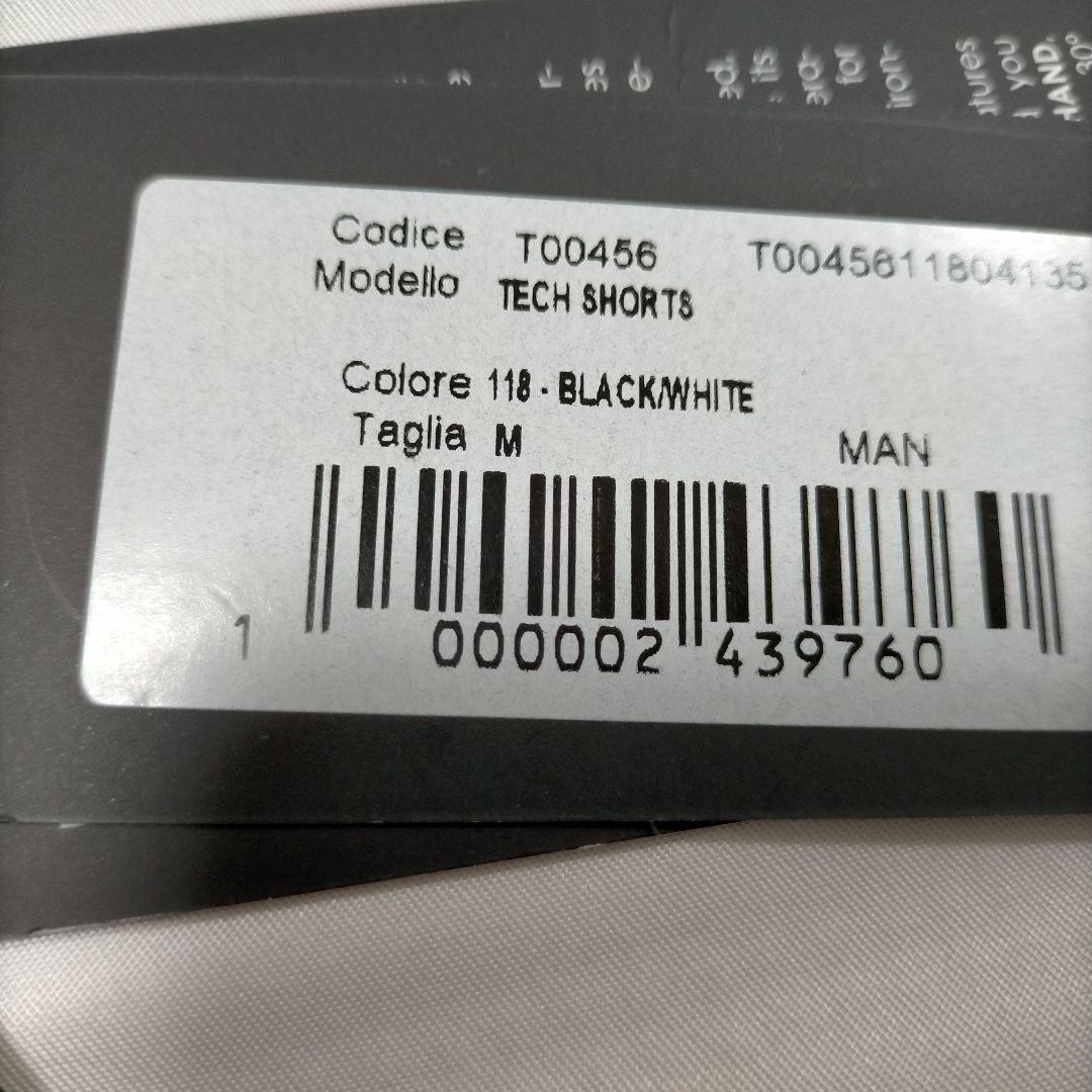 【新品未使用】チェック柄 スカル グレー ハーフパンツ M メンズ 正規品