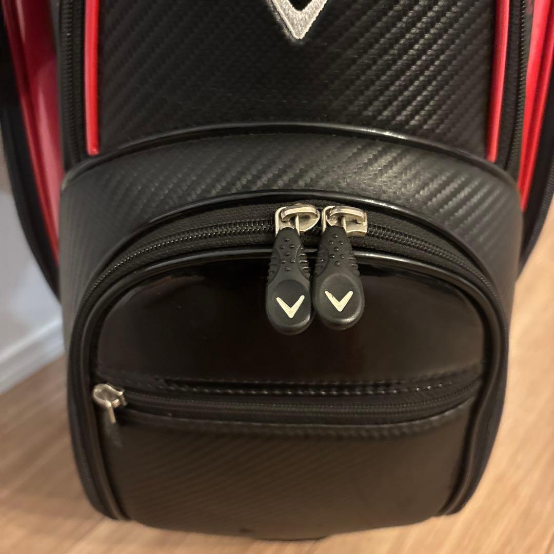 Callaway キャディバッグ 黒 赤