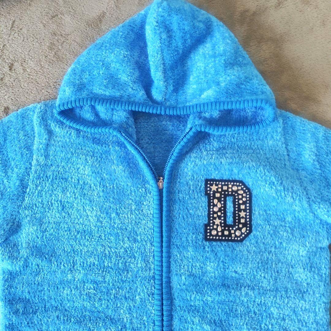 DWD フード付きパーカー D刺繍付き