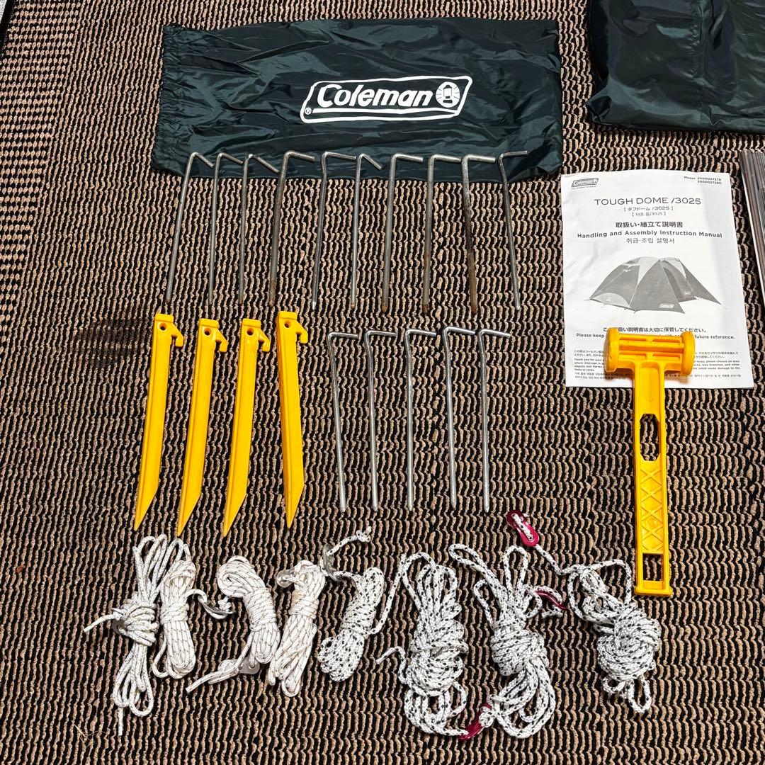✨超美品✨ Coleman Tough Dome /3025 テント 付属品完備
