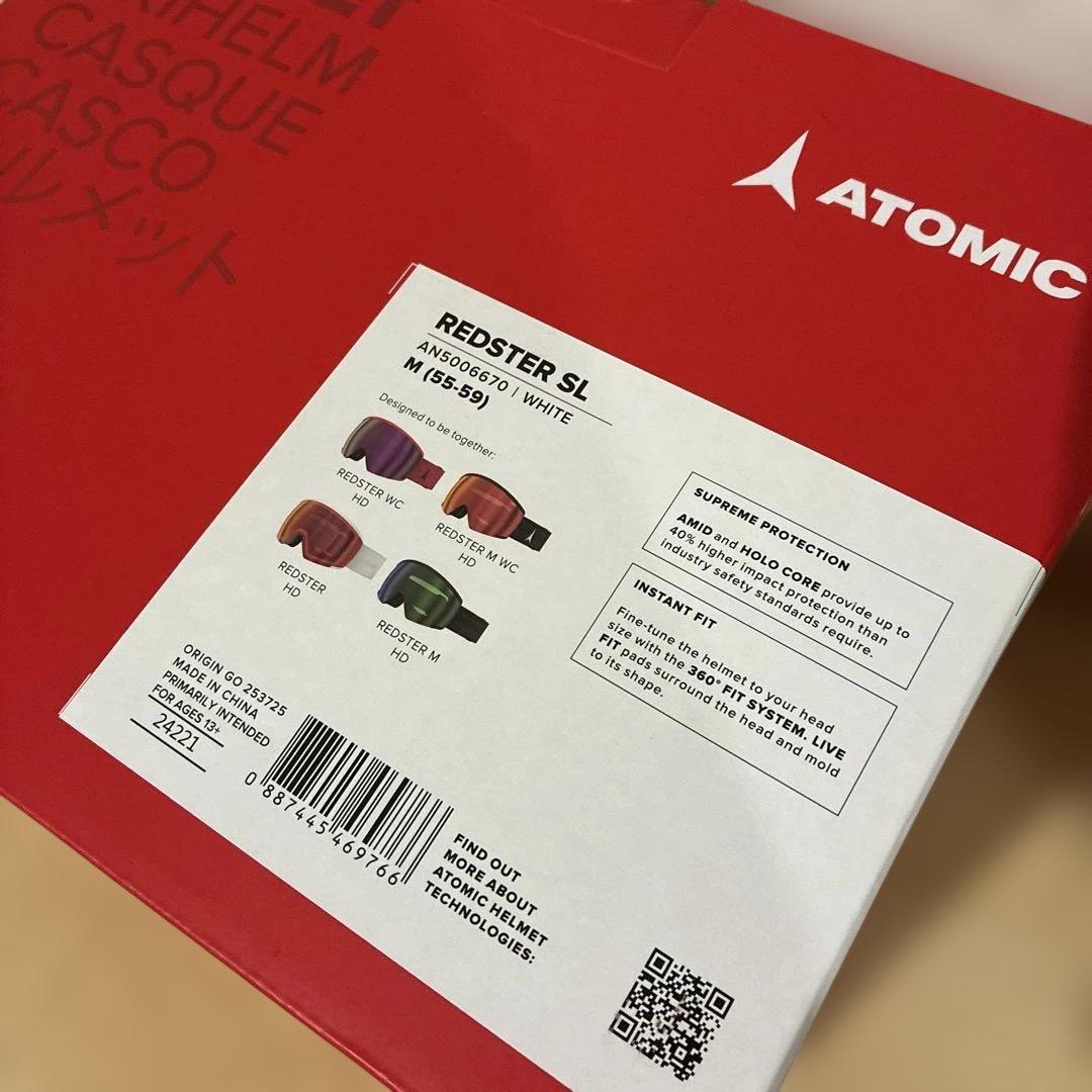 の*た様 25-26 ATOMIC REDSTER SL ヘルメット M