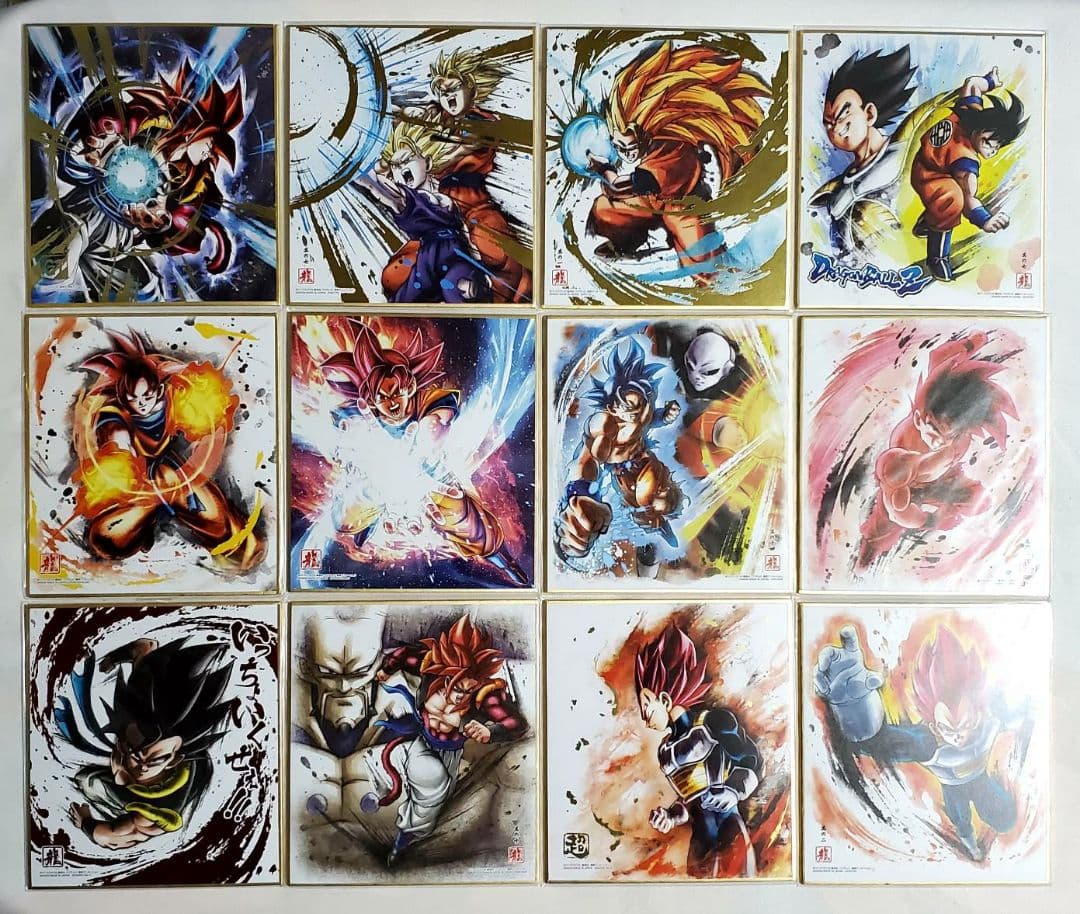 ドラゴンボール 色紙アート 34点 まとめ売り