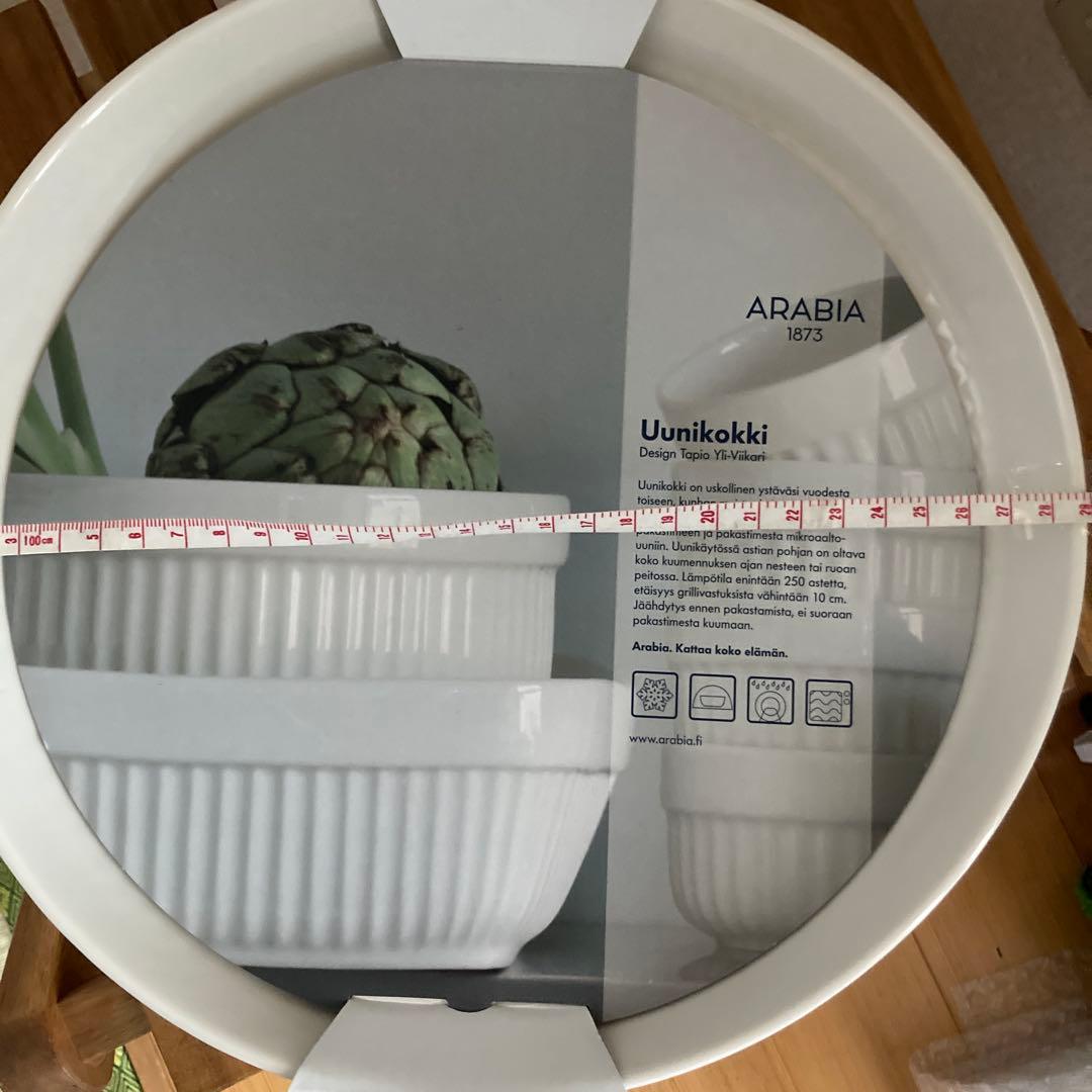未使用　ARABIA フィンランド　白色　皿