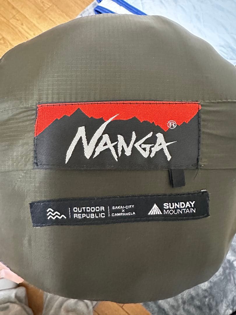 NANGA アウトドアリパブリック スリーピングバッグ 200 cm