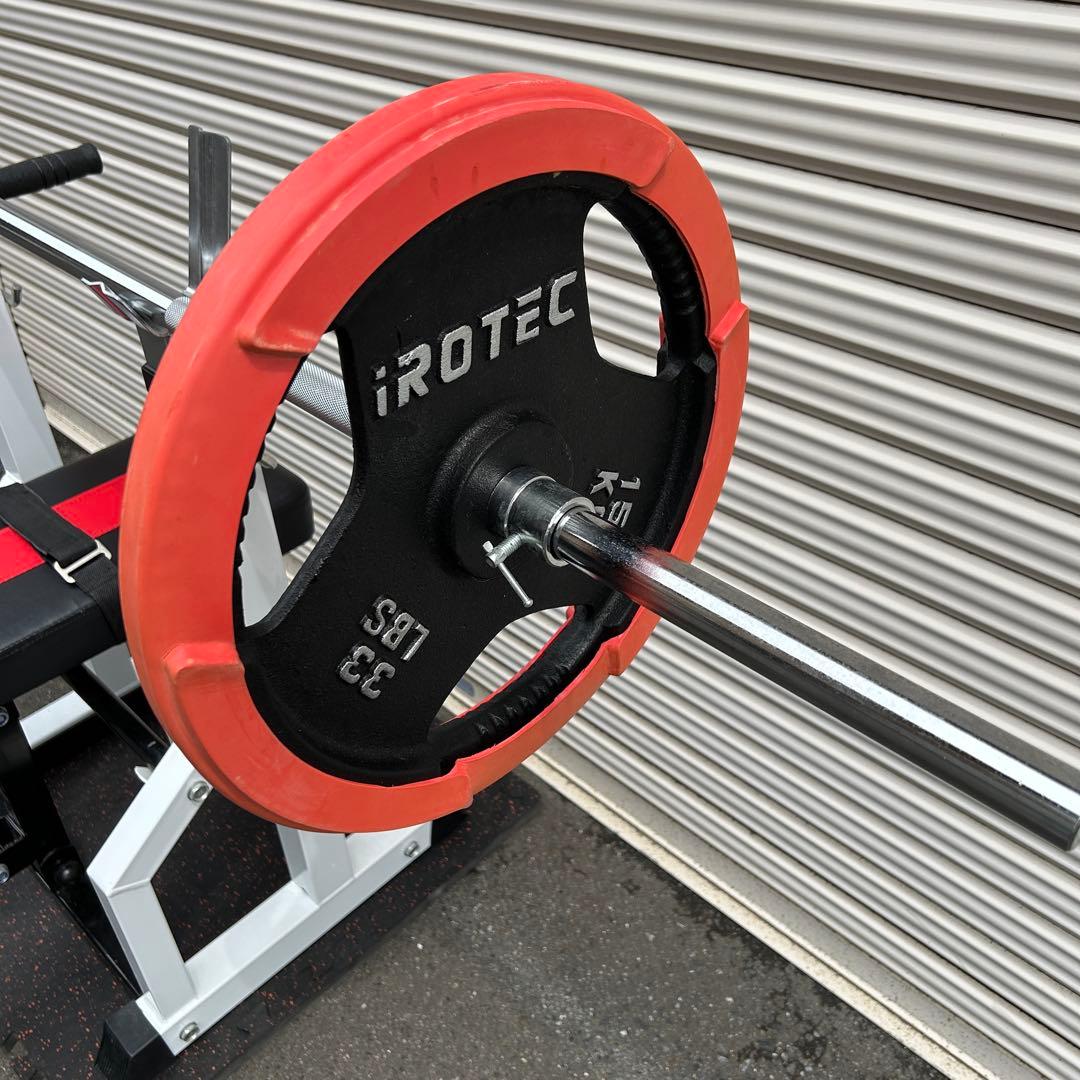 IROTEC アイロテック ベンチプレスセット バーベルシャフトプレート40kg