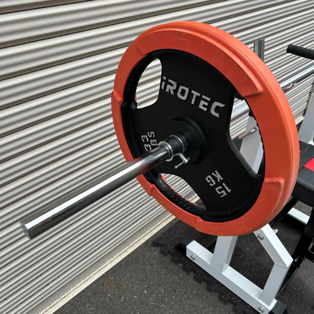 IROTEC アイロテック ベンチプレスセット バーベルシャフトプレート40kg