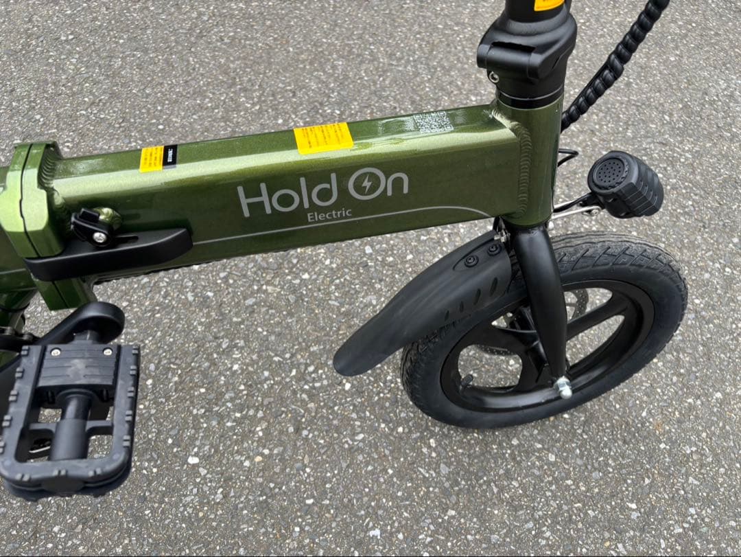 Hold On Electric 折りたたみ電動アシスト自転車 新品同様美品‼️